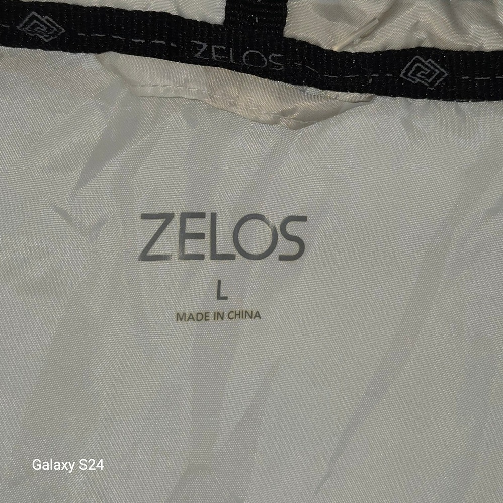 Zelos Womens Vest Puffer Quilted Camo Print Full Zip Stand Collar Size L - Picture 5 of 6